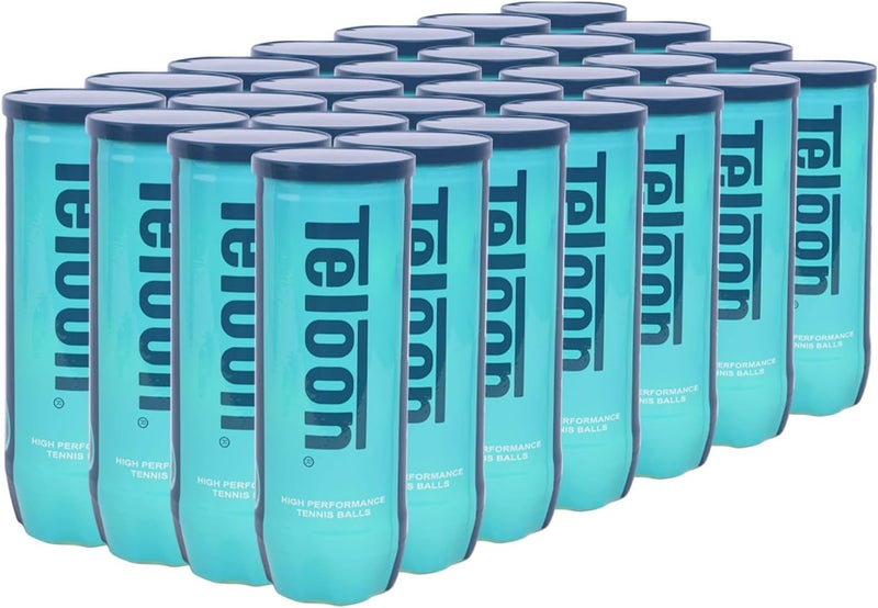 Teloon Championship Tennis Balls - Extra Duty - Regular Duty Felt Pressurized Tennis Balls - Image 1